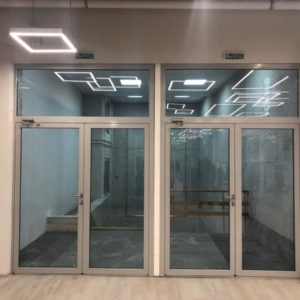 Алюминиевая дверь 900×2200 мм. GFTD37205 Алюминиевая дверь 900×2200 мм. GFTD37205